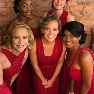 David’s Bridal Versa Convertible Mesh Dress